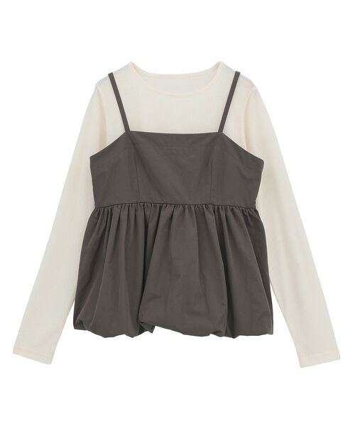 CRAFT STANDARD BOUTIQUE(クラフトスタンダードブティック)の「2点セット/ロンT+ビスチェ(Tシャツ/カットソー・レディース・A/B/C・FREE)」の8枚目の写真