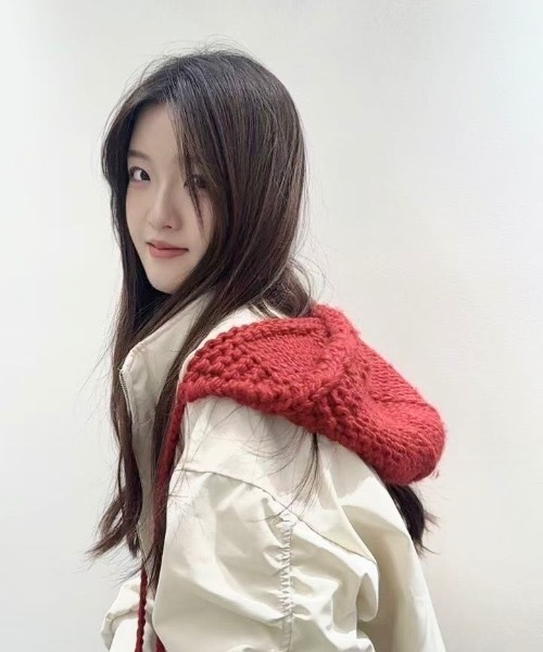 Burner(バーナー)の「【CHI SELECT】ふんわりポンポン くまロゴ耳当て イヤーマフ chi-bosi-2-15(ニットキャップ/ビーニー・レディース・ブラック/アイボリー/サックスブルー・FREE)」の12枚目の写真