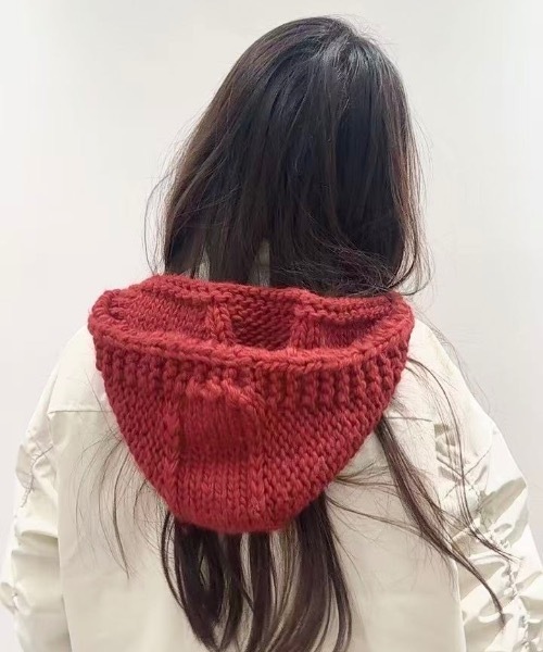 Burner(バーナー)の「【CHI SELECT】ふんわりポンポン くまロゴ耳当て イヤーマフ chi-bosi-2-15(ニットキャップ/ビーニー・レディース・ブラック/アイボリー/サックスブルー・FREE)」の14枚目の写真