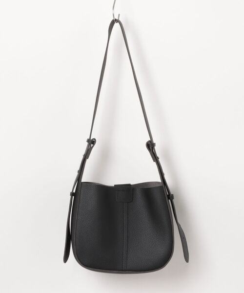 Burner(バーナー)の「【OKUOKU 0909】シボ加工 ミニショルダーバッグ oku-bag-27-25【RBTS】(ショルダーバッグ・レディース・ダークブラウン/ブラック・FREE)」の3枚目の写真