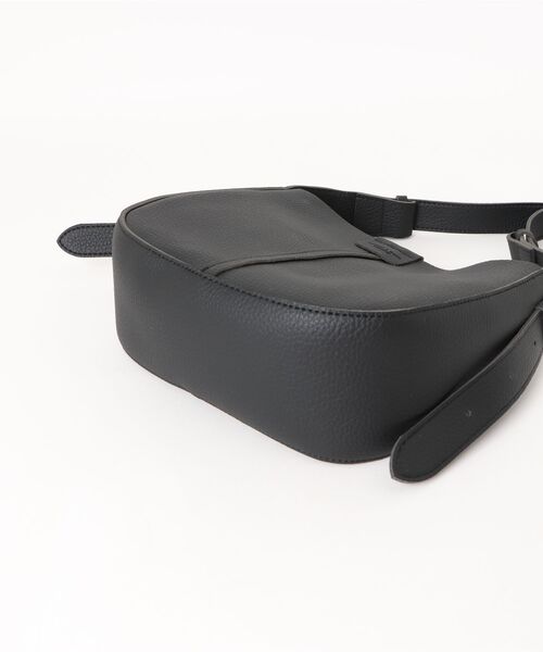 Burner(バーナー)の「【OKUOKU 0909】シボ加工 ミニショルダーバッグ oku-bag-27-25【RBTS】(ショルダーバッグ・レディース・ダークブラウン/ブラック・FREE)」の4枚目の写真
