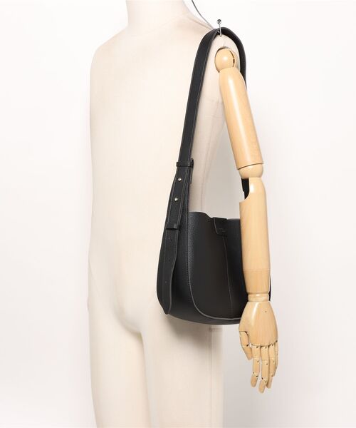 Burner(バーナー)の「【OKUOKU 0909】シボ加工 ミニショルダーバッグ oku-bag-27-25【RBTS】(ショルダーバッグ・レディース・ダークブラウン/ブラック・FREE)」の7枚目の写真