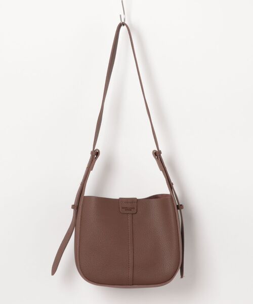 Burner(バーナー)の「【OKUOKU 0909】シボ加工 ミニショルダーバッグ oku-bag-27-25【RBTS】(ショルダーバッグ・レディース・ダークブラウン/ブラック・FREE)」の12枚目の写真