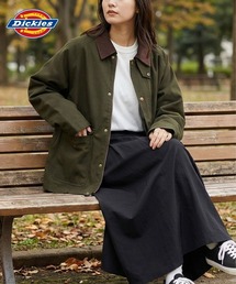 Dickies（ディッキーズ）の「Dickies/ディッキーズ 襟コーデュロイ ダックキャンバス ワークジャケット（ブルゾン）」