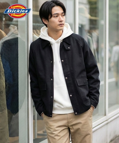 セール】Dickies/ディッキーズ 襟コーデュロイ ダックキャンバス