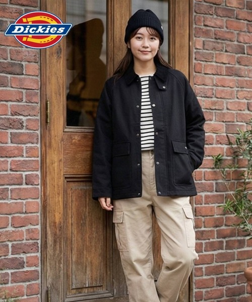 セール】Dickies/ディッキーズ 襟コーデュロイ ダックキャンバス