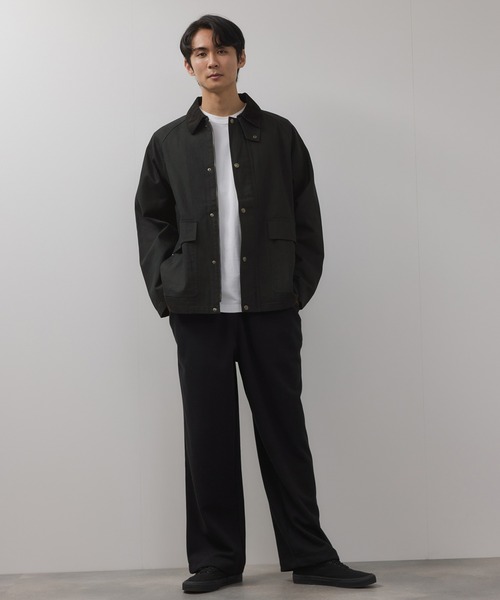 Dickies/ディッキーズ 襟コーデュロイ ダックキャンバス ワーク
