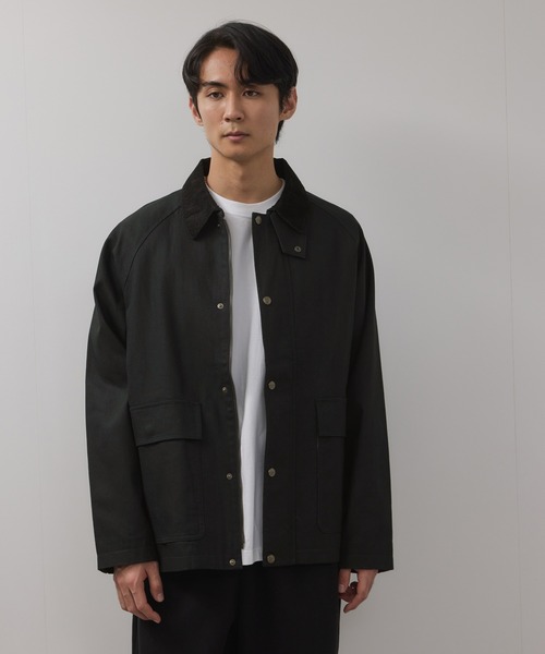 Dickies/ディッキーズ 襟コーデュロイ ダックキャンバス ワーク