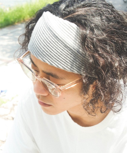 HUNTISM（ハンティズム）の「Knit Band（ニットキャップ/ビーニー・メンズ・グレー/ブラック・ONE SIZE）」の4枚目の写真