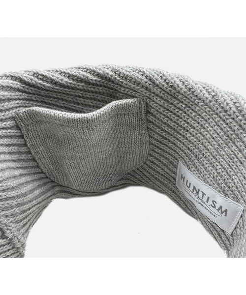 HUNTISM（ハンティズム）の「Knit Band（ニットキャップ/ビーニー・メンズ・グレー/ブラック・ONE SIZE）」の12枚目の写真