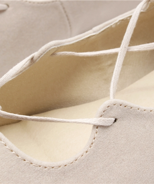 A part by(アパートバイ)の「レースUPインヒールバレエシューズ 713374(バレエシューズ・レディース・ブラック/ベビーピンク/キャメル/アイボリー・38/24.5cm/37/23.5cm)」の21枚目の写真