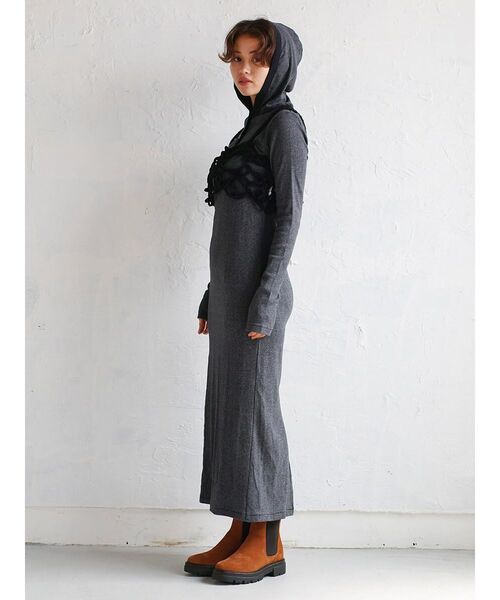 FIKA.(フィーカ)の「Flower motif knit bustier(その他トップス・レディース・ブラック/ブラウン/オフホワイト・MEDIUM)」の22枚目の写真