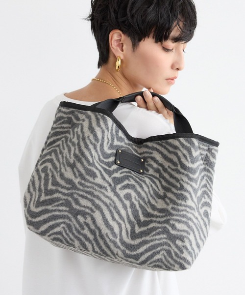 BARNYARDSTORM(バンヤードストーム)の「BARNYARDSTORM / キレイめ起毛ハンドルトート【WEB限定カラー】(トートバッグ・レディース・チャコールグレー/その他4/キャメル/その他5・FREE)」の14枚目の写真