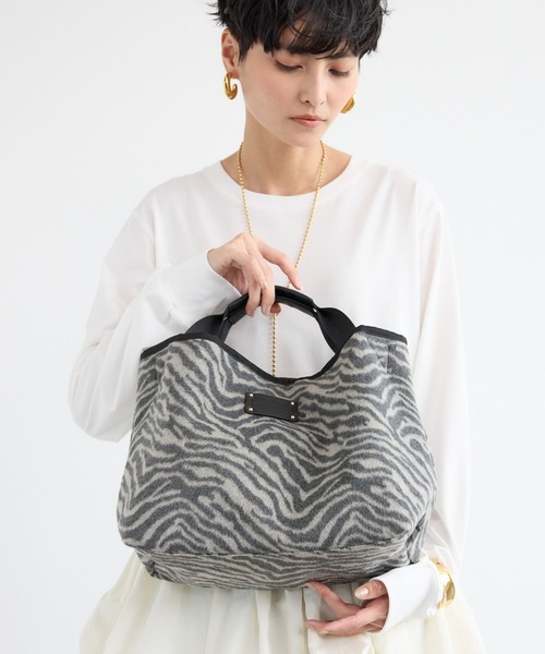 BARNYARDSTORM(バンヤードストーム)の「BARNYARDSTORM / キレイめ起毛ハンドルトート【WEB限定カラー】(トートバッグ・レディース・チャコールグレー/その他4/キャメル/その他5・FREE)」の15枚目の写真