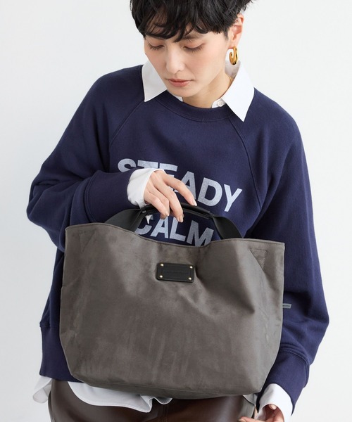 BARNYARDSTORM(バンヤードストーム)の「BARNYARDSTORM / キレイめ起毛ハンドルトート【WEB限定カラー】(トートバッグ・レディース・チャコールグレー/その他4/キャメル/その他5・FREE)」の11枚目の写真