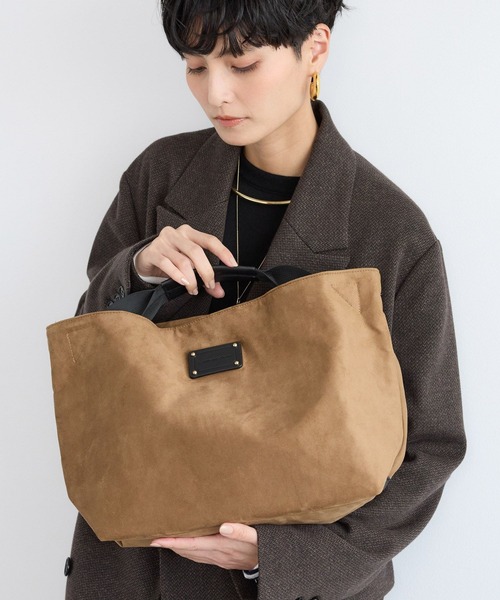 BARNYARDSTORM(バンヤードストーム)の「BARNYARDSTORM / キレイめ起毛ハンドルトート【WEB限定カラー】(トートバッグ・レディース・チャコールグレー/その他4/キャメル/その他5・FREE)」の16枚目の写真