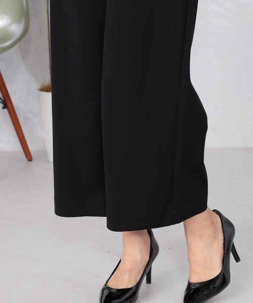 GALLORIA（ギャローリア）の「【キレメクパンツ】マルチストレッチ　ゆるワイドパンツ（その他パンツ・レディース・ブラック/ベージュ/ネイビー・S/M/L/LL）」の13枚目の写真