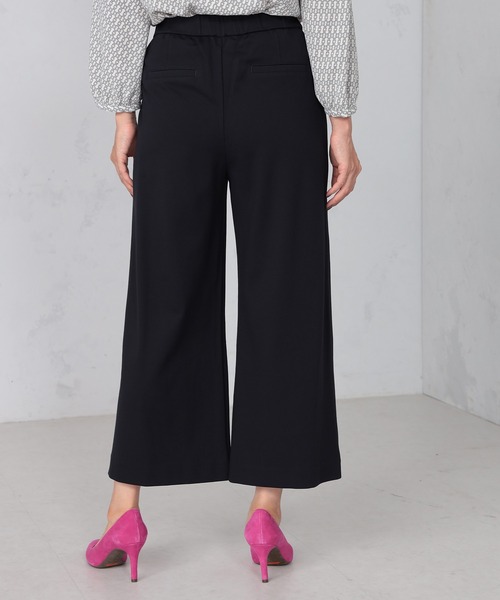 GALLORIA（ギャローリア）の「【キレメクパンツ】マルチストレッチ　ゆるワイドパンツ（その他パンツ・レディース・ブラック/ベージュ/ネイビー・S/M/L/LL）」の6枚目の写真