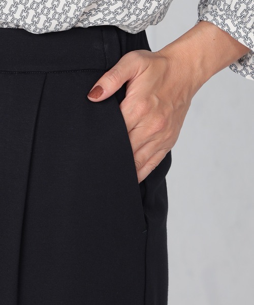 GALLORIA（ギャローリア）の「【キレメクパンツ】マルチストレッチ　ゆるワイドパンツ（その他パンツ・レディース・ブラック/ベージュ/ネイビー・S/M/L/LL）」の5枚目の写真