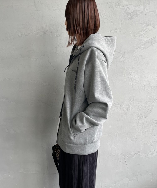 ＋phenix/プラスフェニックス] 別注 ダンボールニット フードロゴ