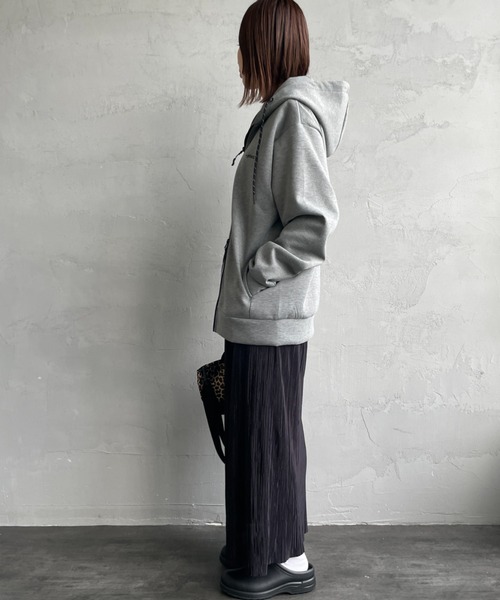 ＋phenix/プラスフェニックス] 別注 ダンボールニット フードロゴ