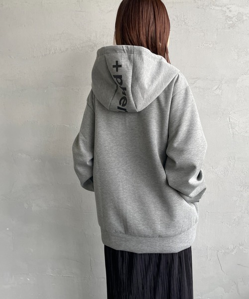 ＋phenix/プラスフェニックス] 別注 ダンボールニット フードロゴ