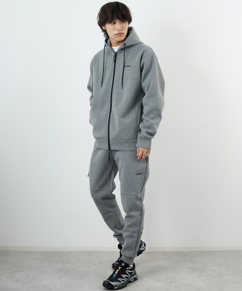 ＋phenix/プラスフェニックス] 別注 ダンボールニット フードロゴ