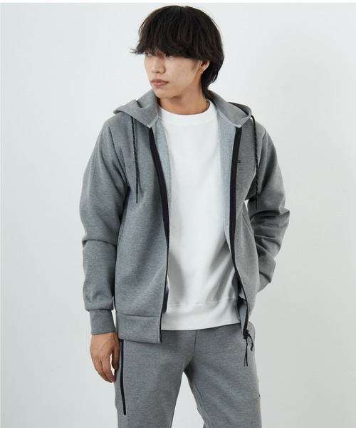 ＋phenix/プラスフェニックス] 別注 ダンボールニット フードロゴ