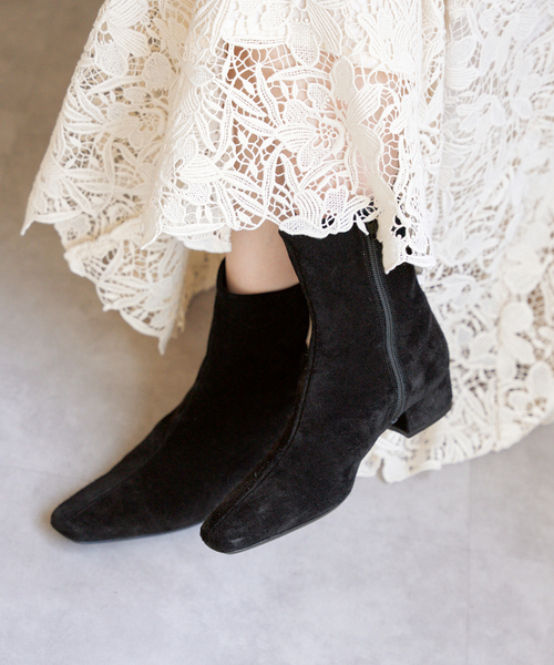 FABIO RUSCONI/ファビオルスコーニ スエードショートブーツ（ブーツ