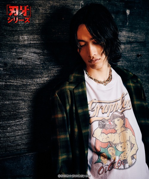 glamb(グラム)の「Baki T-shirts / バキTシャツ(Tシャツ/カットソー・メンズ・ホワイト・M/L/XL)」の11枚目の写真