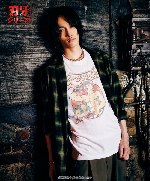 glamb(グラム)の「Baki T-shirts / バキTシャツ(Tシャツ/カットソー・メンズ・ホワイト・M/L/XL)」の13枚目の写真