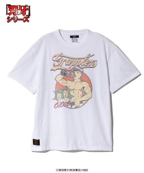 glamb(グラム)の「Baki T-shirts / バキTシャツ(Tシャツ/カットソー・メンズ・ホワイト・M/L/XL)」の2枚目の写真