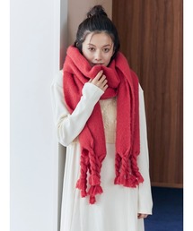 HERMES 赤 ニットマフラー　朱色　新品未使用 エルメスの人気マフラー10選をメンズ・レディース別に紹介【HERMES】