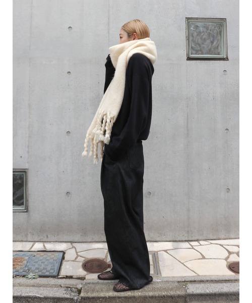 Ungrid(アングリッド)の「起毛大判ニットマフラー(マフラー・レディース・ブルー/レッド/イエロー/その他1・FREE)」の18枚目の写真