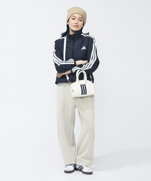 adidas（アディダス）の「アディダス adidas ALL SZN ソフト ラックス ルーズ パンツ（その他パンツ・レディース・ホワイト/ブラック・M/L/XL/S）」の5枚目の写真