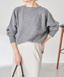 COLLAGE GALLARDAGALANTE | ウールカシミヤドルマンニット(ニット/セーター)