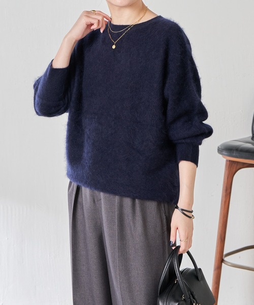 ウールカシミヤドルマンニット（ニット/セーター）｜COLLAGE