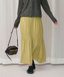 BEAUTY&YOUTH UNITED ARROWS（ビューティーアンドユースユナイテッドアローズ）の「【WEB限定】シャーリング キリカエ フレアスカート（スカート）」