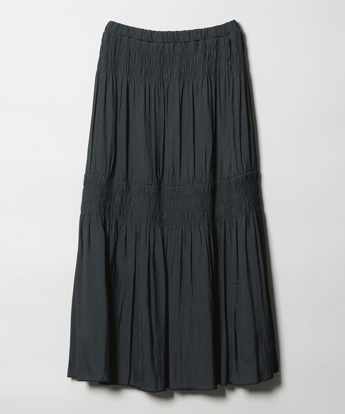 BEAUTY&YOUTH UNITED ARROWS（ビューティーアンドユースユナイテッドアローズ）の「【WEB限定】シャーリング キリカエ フレアスカート（スカート・レディース・オフホワイト/ネイビー/ライム・FREE）」の19枚目の写真