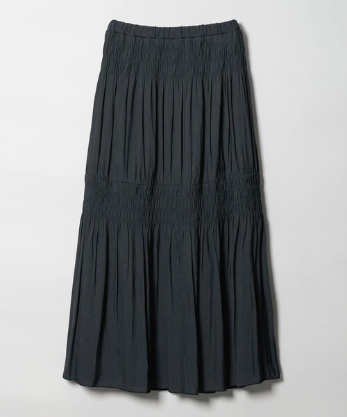 BEAUTY&YOUTH UNITED ARROWS（ビューティーアンドユースユナイテッドアローズ）の「【WEB限定】シャーリング キリカエ フレアスカート（スカート・レディース・オフホワイト/ネイビー/ライム・FREE）」の20枚目の写真