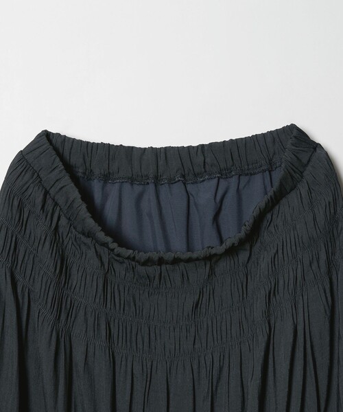 BEAUTY&YOUTH UNITED ARROWS（ビューティーアンドユースユナイテッドアローズ）の「【WEB限定】シャーリング キリカエ フレアスカート（スカート・レディース・オフホワイト/ネイビー/ライム・FREE）」の22枚目の写真