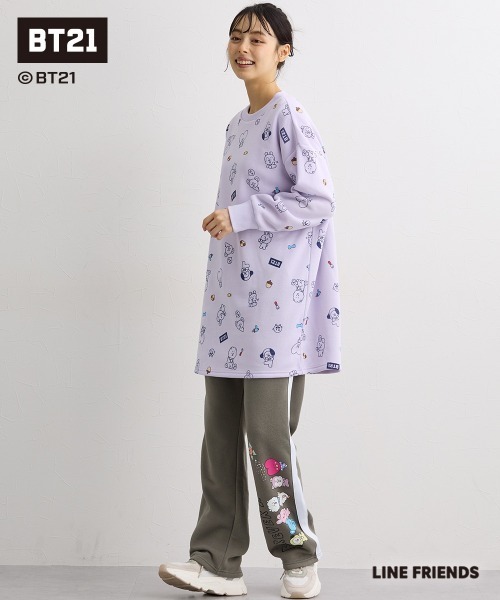 SMILE LAND(スマイルランド)の「【BT21】裏起毛チュニック<大きいサイズ有>(その他トップス・レディース・ライトパープル/ブラック/ネイビー・S-M/L~LL/3L~4L/5L~6L)」の18枚目の写真