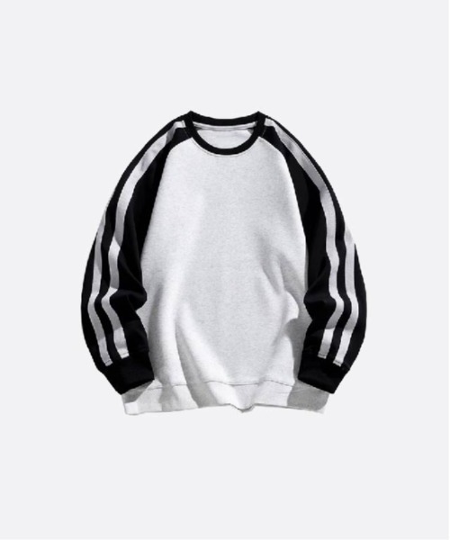 U:UME(ユーム)の「Shoulder Design Sweat(スウェット・メンズ・グレー/ピンク/ネイビー・SMALL/MEDIUM/LARGE/X-LARGE)」の3枚目の写真