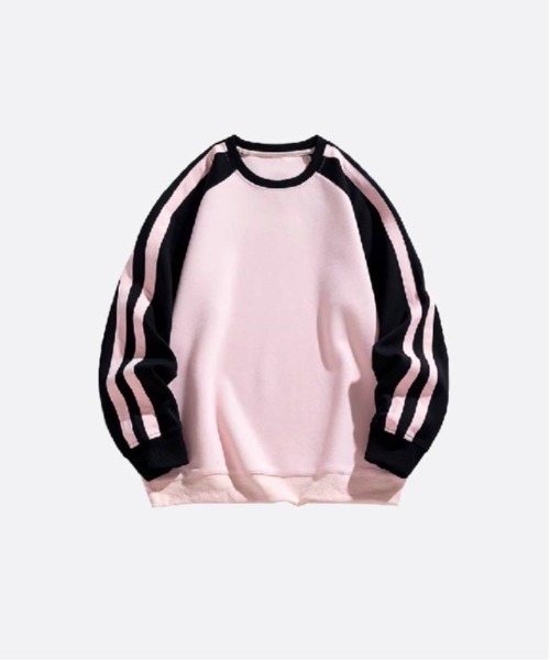 U:UME(ユーム)の「Shoulder Design Sweat(スウェット・メンズ・グレー/ピンク/ネイビー・SMALL/MEDIUM/LARGE/X-LARGE)」の2枚目の写真