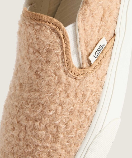 VANS（バンズ）の「クラシック スリッポン パイルフリース / Classic Slip-On TAN / VN000EACTAN1（スリッポン・メンズ・タン・4/4.5/5/5.5/6/6.5/7）」の4枚目の写真