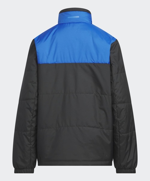 adidas(アディダス)の「キッズ マストハブ スモールロゴ ルーズフィット 中わた入りライトジャケット / アディダス adidas(ダウンジャケット/コート・キッズ・ブラック・150/160/140/130)」の2枚目の写真