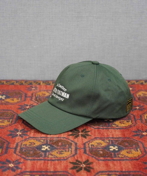 MRFATMAN(ミスターファットマン)の「CLASSIC EMB CAP(キャップ・メンズ・ブラウン/ブラック/グリーン/グレー・L/M/XL)」の4枚目の写真