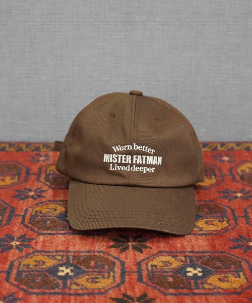 MRFATMAN(ミスターファットマン)の「CLASSIC EMB CAP(キャップ・メンズ・ブラウン/ブラック/グリーン/グレー・L/M/XL)」の5枚目の写真