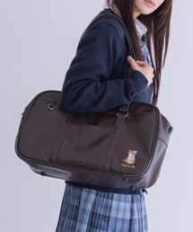 PAUL & JOE ACCESSOIRES（ポールアンドジョーアクセソワ）の「PAUL & JOE ACCESSOIRES (ポール＆ジョーアクセソワ) 合皮スクールボストン PJA-B1371（ボストンバッグ・キッズ）」