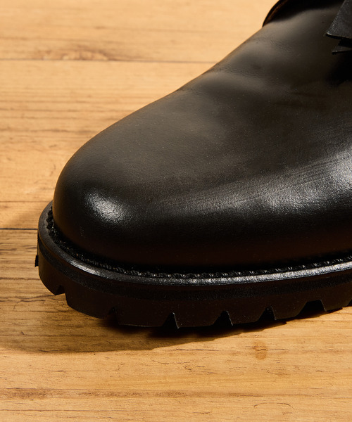 Tomo & Co(トモアンドシーオー)の「Tomo&Co トモアンドシーオー / OFFICER SHOES デュプイレザースリーアイレットオフィサーシューズ / TMTKS-S-0054(ドレスシューズ・メンズ・ブラック・27cm/26cm/25cm)」の14枚目の写真